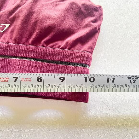Gymshark Embody Sports Bra Dark Ruby Small Wide Adjustable Straps Discontinued - Picture 8 of 8